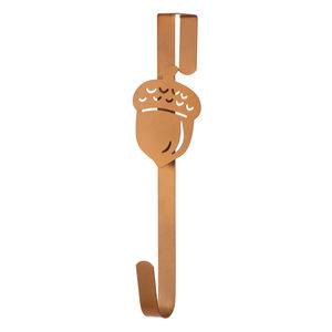 Bienvenue à la maison couronne crochet de rangement saisonnier sur la porte 15 pouces couronne en métal cintre automne noël pas cher nouveau Design style américain - Product Image 5