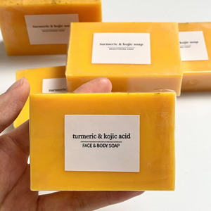 Jabón Artesanal de Cúrcuma, Limón y Ácido Kójico 100g, Antiacné, Exfoliante, para Piel Grasa, Comercio Transfronterizo, Modelo <span class=keywords><strong>TK</strong></span> - Product Image 2