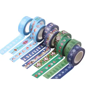 Vigreat Kaset Washi Anime Oem, Cetakan Kustom Pita Washi Natal