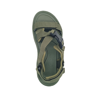 Sandalias Deportivas de Senderismo con Suela de Goma Antideslizante, Punta Abierta, Color Verde Militar, para Hombre, de Alta Calidad para Exteriores - Product Image 2