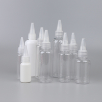 Prix usine Bec Cap Bouteille En Plastique Spot Transparent Bouche Pointue Squeeze Bouteille