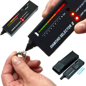 Penna Tester per Diamanti Portatile con Indicatore LED, Misuratore di Conducibilità Termica per Valutazione di Diamanti, Gemme e Gioielli - Product Image 1