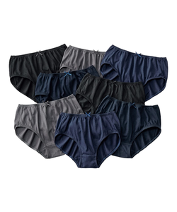 Culottes taille moyenne pour femmes, lot de 7, blanches, 100 % coton, respirantes, tricotées, unies, style basique, lavables en machine - Product Image 4