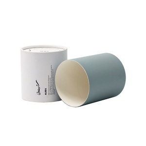Eco-friendly Natural Fresh Style Botanical Scented Candle Packaging Sleeve <b>Paper</b> <b>Box</b> Cylinder Cardboard Perfume Bottle <b>Box</b> - Product Image 5