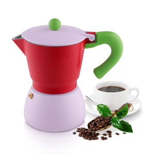 Cadeau de Noël : <span class=keywords><strong>Cafetière</strong></span> Moka Expresso en Aluminium 3, 6, 9 Tasses, Type Italien pour Plaque de Cuisson Gaz, Électrique, Induction, Logo Personnalisé - Product Image 1