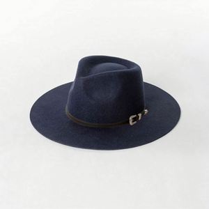 High Quality 100% Australia Wool Felt Hat Wholesale Custom Handmade Wide Brim Vintage Blank Women Men Sombreros Fedoras Hats - Product Image 4