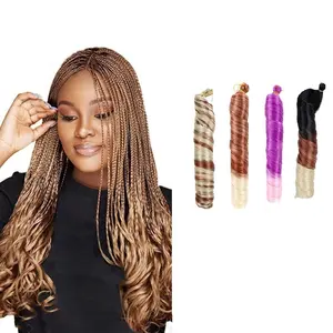 Hot sales 150g 33 colors available Body Wave Braiding Loose Curls Crochet braid hair extensions crochet hair for women hair