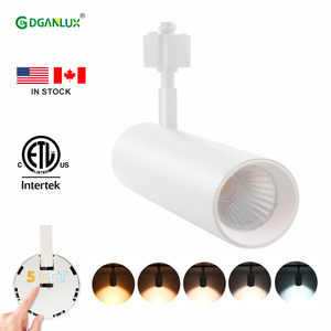 Projecteur sur rail LED Juno Halo Supply 20W 5CCT haute luminosité, connectable, en aluminium blanc mat/noir – Meilleure vente - Product Image 4