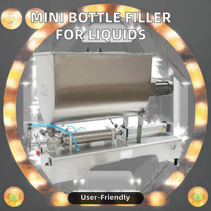 Machine semi-automatique pneumatique à piston volumétrique pour mini-bouteilles en verre, idéale pour les applications cosmétiques, l'huile de cuisson, la bière, le plastique et le métal. - Product Image 2