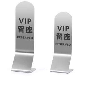 Support de numéros de table en acier inoxydable pour buffets, traiteurs, salles à manger et événements – Fourniture professionnelle - Product Image 3