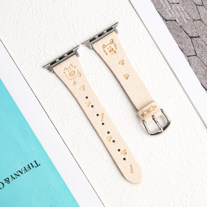 Nuevo modelo adecuado para <span class=keywords><strong>Apple</strong></span> <span class=keywords><strong>Watch</strong></span> IwatchS10 Generation 9876Ultra/<span class=keywords><strong>SE</strong></span> Cute Puppy Frosted <span class=keywords><strong>Watch</strong></span> Strap - Product Image 6