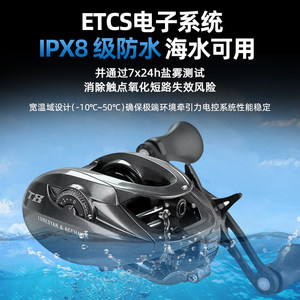 LURESTAR T8DC <span class=keywords><strong>Moulinet</strong></span> de pêche à lancer numérique à frein magnétique |   <span class=keywords><strong>Moulinet</strong></span> ultra léger de précision et polyvalent pour micro-leurres à lancer longue distance - Product Image 5