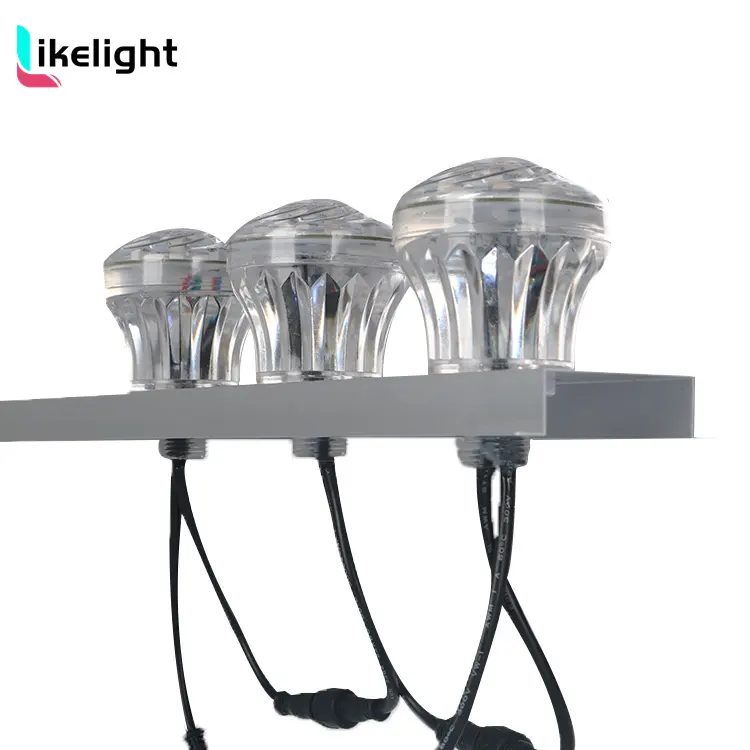 Likelight lampu piksel led 60mm 18led, lampu wahana Pekan Raya UCS2903 led rgb pencahayaan korsel