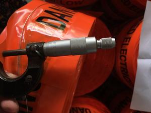 Bande d'avertissement souterraine détectable de fil de traceur d'acier inoxydable 316 largeur de l'épaisseur 100mm de la catégorie 100um - Product Image 4