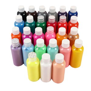 Pintura Acrílica al por Mayor Personalizable, No Tóxica, 1000 ml, Colores Personalizados, para Vidrio, Lienzo, Papel, Arte DIY para Niños, Bricolaje Fluido - Product Image 2