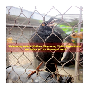 Fabriek Direct Roestvrijstalen Dierentuin Gaas-Zware Veiligheidsnet Touw Voor Dierenverblijven En Volière Hekwerk - Product Image 5