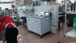 Triturador de Residuos Alimenticios Comercial de Acero Inoxidable, Eléctrico, Ecológico e Inteligente, Sistema Industrial de Alta Capacidad Continua, Clase Energética - Product Image 4
