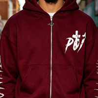 Ensemble sweat à capuche zippé surdimensionné et pantalon de survêtement pour homme Cenloong – Fabrication sur mesure