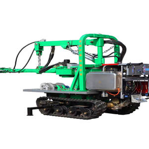 Machine à récolter les olives et les noix sur chenilles, moteur essence 22 CV, secoueur d'arbres pour noix, pecans, olives, pommes, mangues sur les pentes - Product Image 6