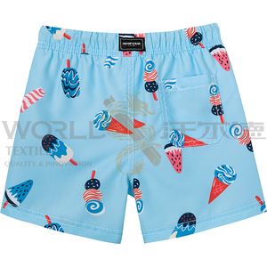 La fabbrica fornisce direttamente pantaloncini da bagno personalizzati con stampa a foglia di fiore con prezzo - Product Image 3