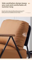 Canapé carré de conception européenne avec cadre métallique rembourré et garnissage en éponge pour appartement, villa, hôtel, usage domestique, gain de place