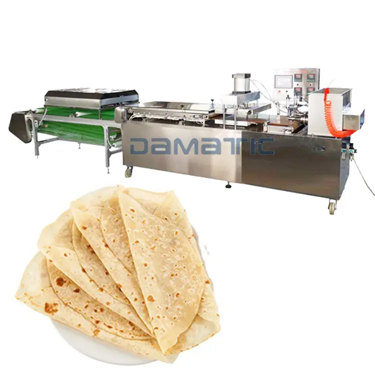 Máquina industrial totalmente automática para hornear tortillas, utensilio para hacer tortillas de maíz, harina mexicana, roti, chapati, lavash tacos, 40 cm