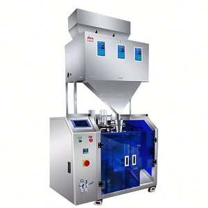 Machine d'emballage automatique Doypack pour sachets préformés à fermeture éclair, sachets stand-<span class=keywords><strong>up</strong></span>, amandes, noix, avec pesage et remplissage - Product Image 2