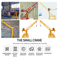 Équipement de levage 300kg 500kg 800kg 1000kg Mobile Portable Électrique Singe Ascenseur Mini Grue Construction Autres Treuils