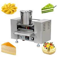 Petite machine de fabrication de rouleaux d'oeufs en acier inoxydable Machine à crêpes Mille Mille pour magasin de pain