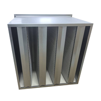 Filtre à charbon actif V-bank en gros à prix réduit pour systèmes HVAC