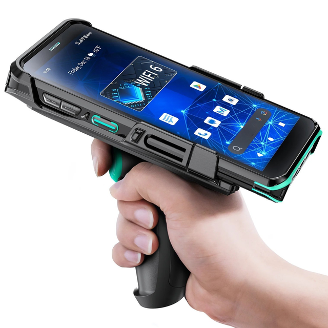Mobixtech 6" PAD Terminal Android 14 6GB Qualcomm Processor Barcode Scanner 16-Hour Workday Mobile Computer PDA 1D/2D/QR