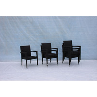 Ensemble table et chaise en rotin moderne Mobilier d'extérieur de patio d'angle en osier imperméable à l'eau 8 places Ensemble de jardin