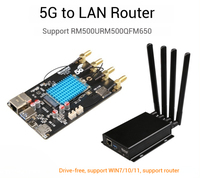 MR5110 Router 5G ke LAN, dengan RM500U Gigabit Ethernet Win7/10/11 tanpa Driver untuk komunikasi & Jaringan