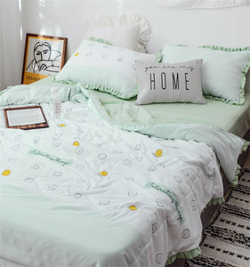 Ensemble de literie de bébé en microfibre, pièces, <span class=keywords><strong>couette</strong></span> brodée, drap ajusté, <span class=keywords><strong>oreiller</strong></span>, traversin - Product Image 3