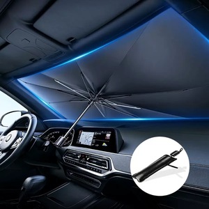 Nouvelles Parasols de Voiture Universels Personnalisables Pliables Anti-UV 190T – Protection Pare-Brise Avant pour Voitures et Camions – Motif Géométrique - Product Image 6