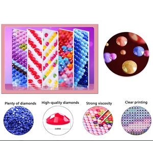 مجموعات رسم بالألماس ثلاثي الأبعاد مطبوعة بالكامل، رسم بالألماس الدائري/المربع، صور شخصية مطبوعة - Product Image 5