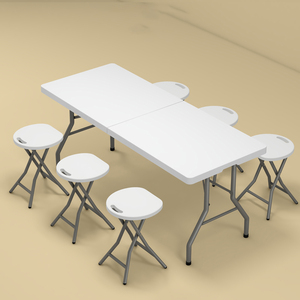 Tavolo pieghevole ben realizzato e sedia set prodotto in serie <span class=keywords><strong>da</strong></span> <span class=keywords><strong>esterno</strong></span> pieghevole tavolo e sedie per feste in spiaggia - Product Image 4