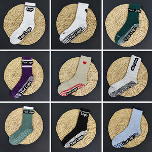 Chaussettes de Pilates personnalisées <span class=keywords><strong>disponibles</strong></span> en gros pour les salles de sport et les studios de yoga - Product Image 4