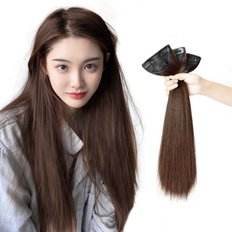 Marrone chiaro 45cm 3P Set ricca parte estensioni capelli umani WEB0B93 - Product Image 1