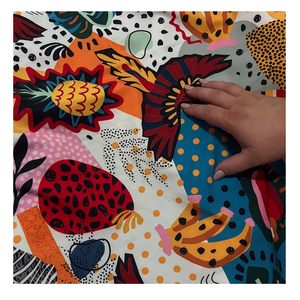Vente en gros Fournisseur de tissu rayonne viscose 100 Tissu solide viscose Couleurs personnalisées Tissu tissé sergé Rayonne Digital Bainting - Product Image 2