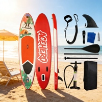 Tabla de Paddle Surf Inflable ACEHERO Compatible con Todos los Niveles de Habilidad, Sistema de 3 Aletas, 10'6\"x31.5\"x6\", con Soporte para Cámara de Acción