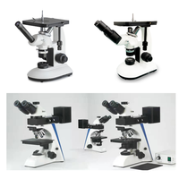 Longue Distance de travail de haute qualité avec microscope numérique métallurgique trinoculaire de dispositif de polariseur pour le laboratoire