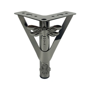Pieds de meubles en métal Chao Guanxing 15 cm, design libellule noir canon, support de table - Product Image 4