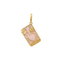 Pendentifs en acier inoxydable de haute qualité pour la fabrication de bijoux DIY, vente en gros, motifs mignons et variés