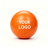 Balle anti-stress personnalisée avec logo - Cadeau promotionnel pour événements de bienvenue, cadeaux de salon professionnel, matériau PU, impression sérigraphique, anti-stress