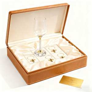 Bicchieri da vino senza piombo calice creativo unico stelo d'oro bicchieri di vino rosso <span class=keywords><strong>con</strong></span> fascino del vino bicchieri da bere - Product Image 4