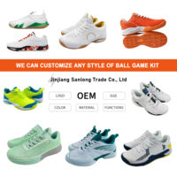 Chaussures de tennis personnalisées de marque, modèle pickleball, structure complète, respirantes, légères, été, intérieur/extérieur, multi-surfaces