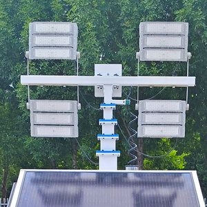 <span class=keywords><strong>Tours</strong></span> d'éclairage mobiles LED 4x400W, mât télescopique de 9m, diesel, solaire, portable, éclairage extérieur pour travaux de construction et minières - Product Image 2