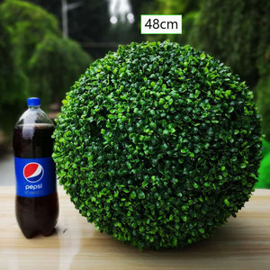 Hanging Decoration Topiary Balls Green Boxwood Artificial Large Ball