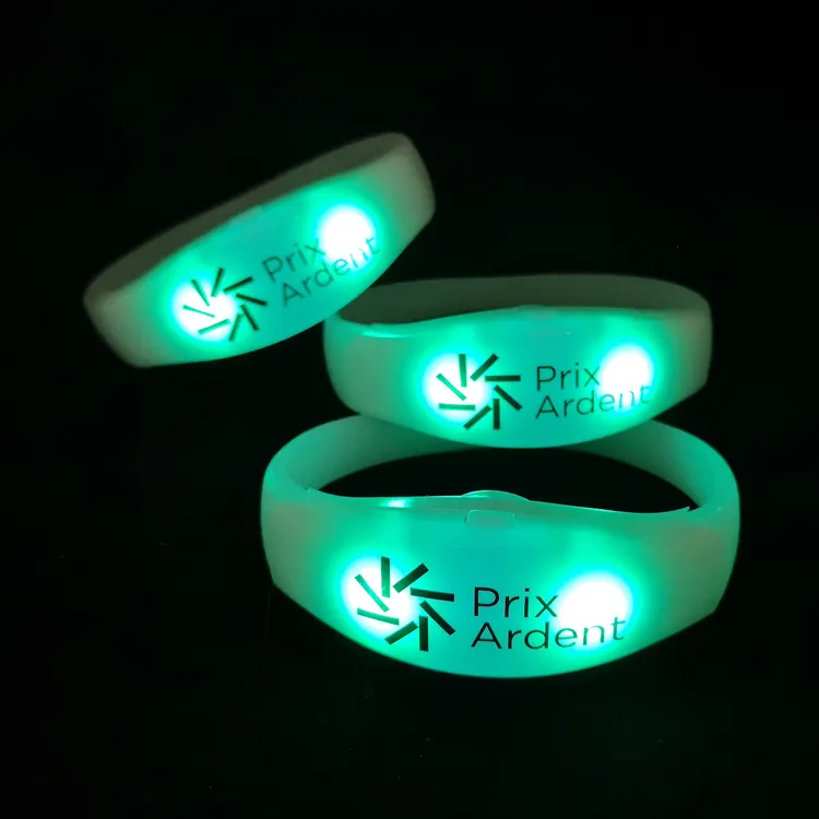 Led Bracelet With Remote Control Led band With Different Groups Remote/Radio/Wireless Control Rfid Controlled Led Bracelet